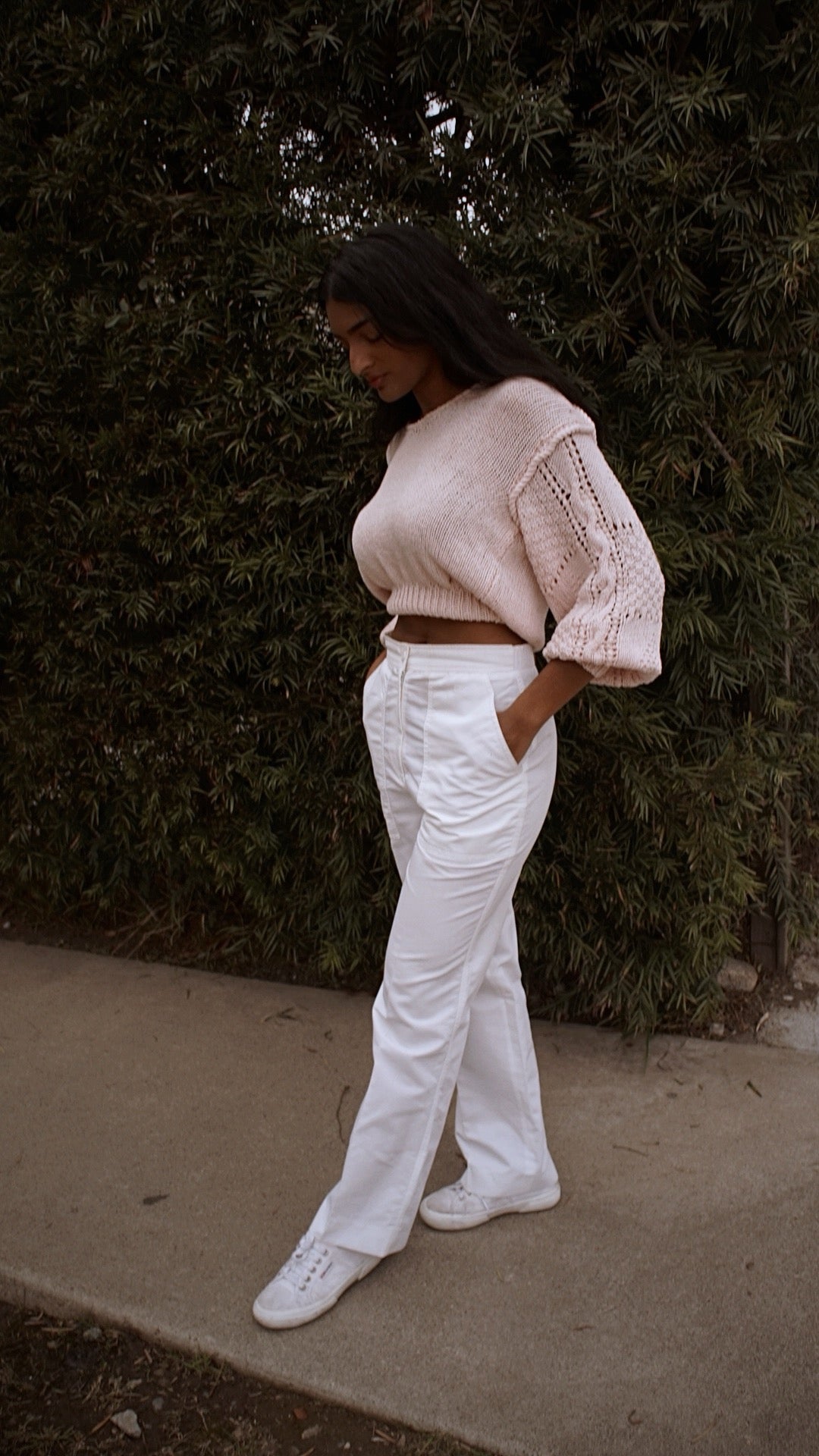 Vintage Givenchy Sport Highwaisyed Pants in White 70’s 80’s