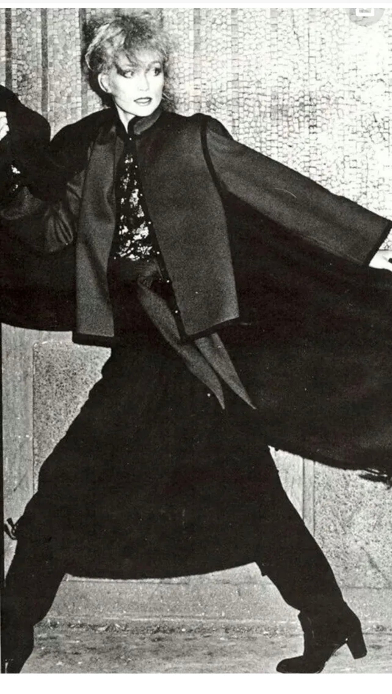 Vintage Yves Saint Laurent Velvet Skirt in Black - SHOP EZRA