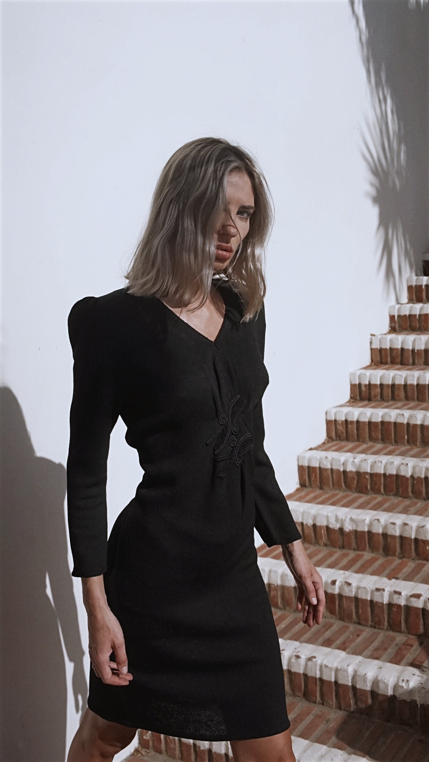 Vintage St. John Knit Black Dress from the 70’s