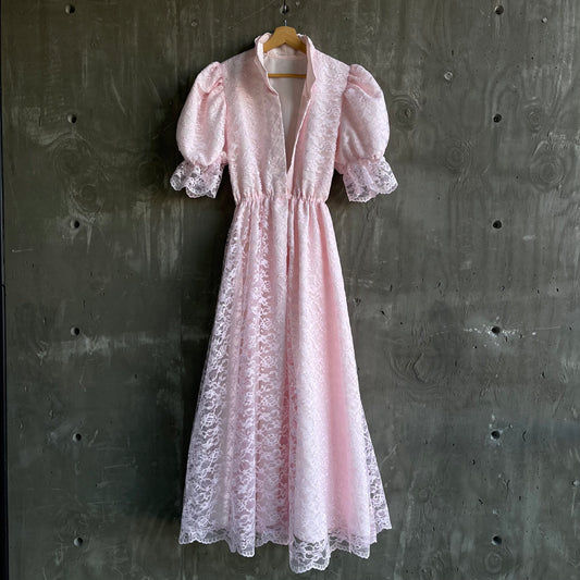 Vintage Lace Prairie Dress