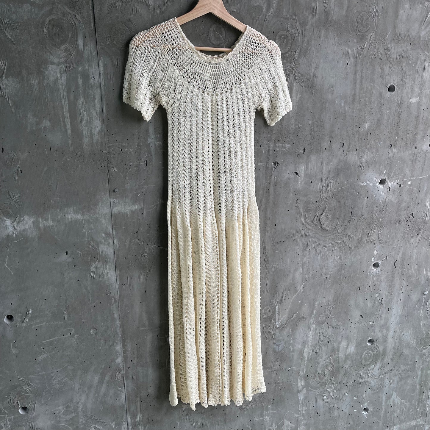 Vintage 70’s Crochet Knit Dress