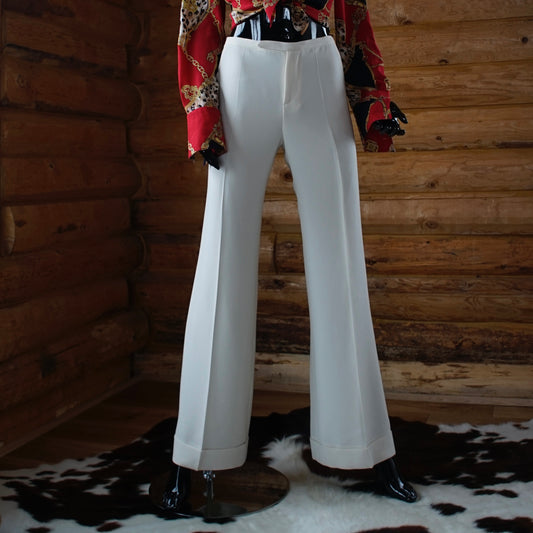 Vintage Jean Paul Gaultier Femme Trouser in Cream Y2K