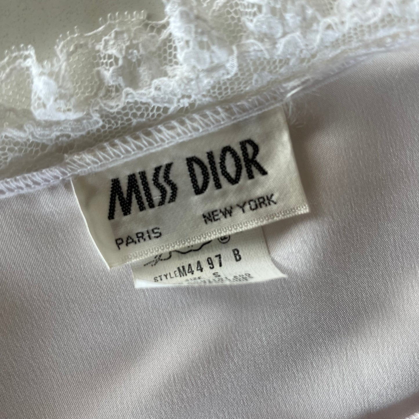 Vintage 70’s Miss Dior Lace Jacket Top