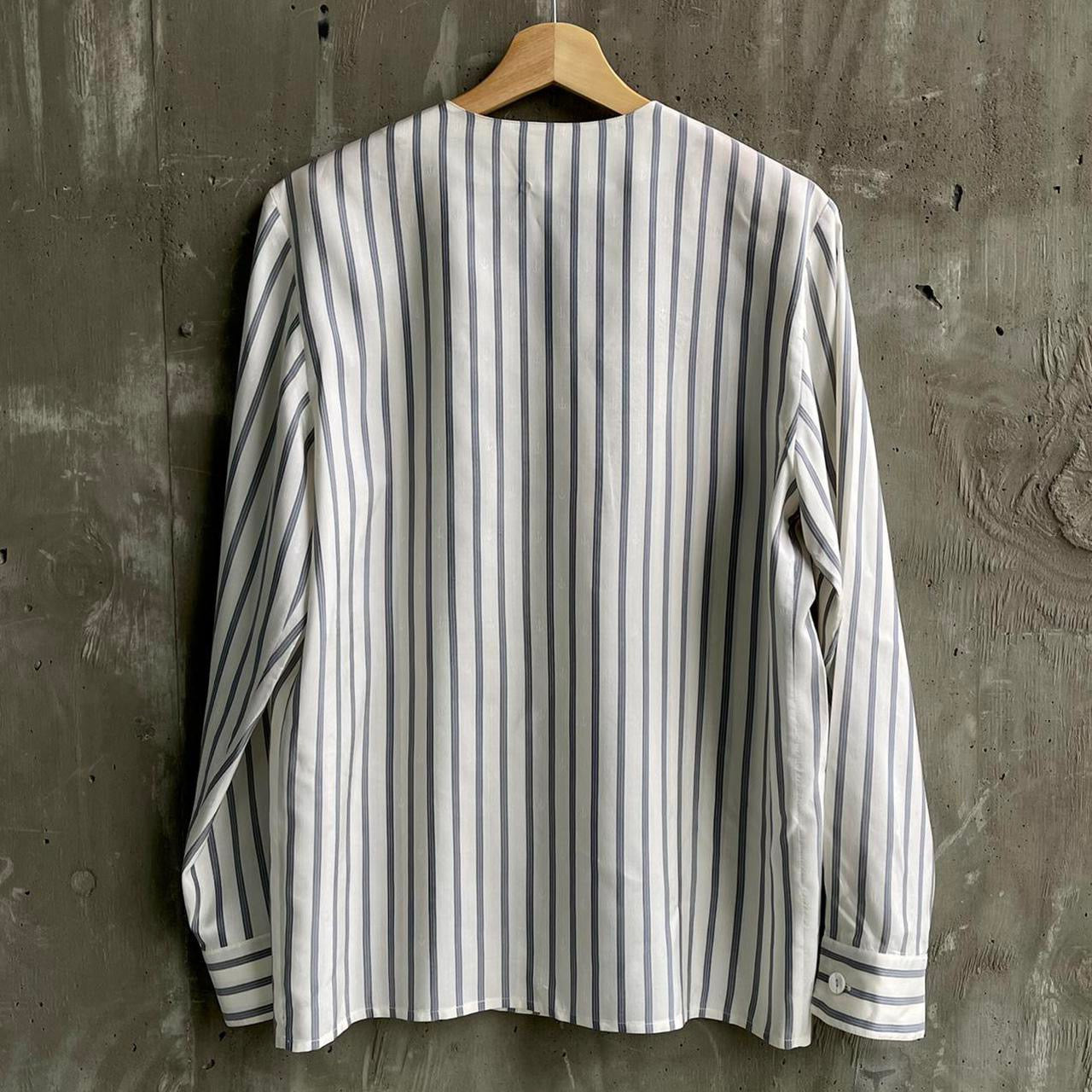 Gucci vintage striped silk blouse