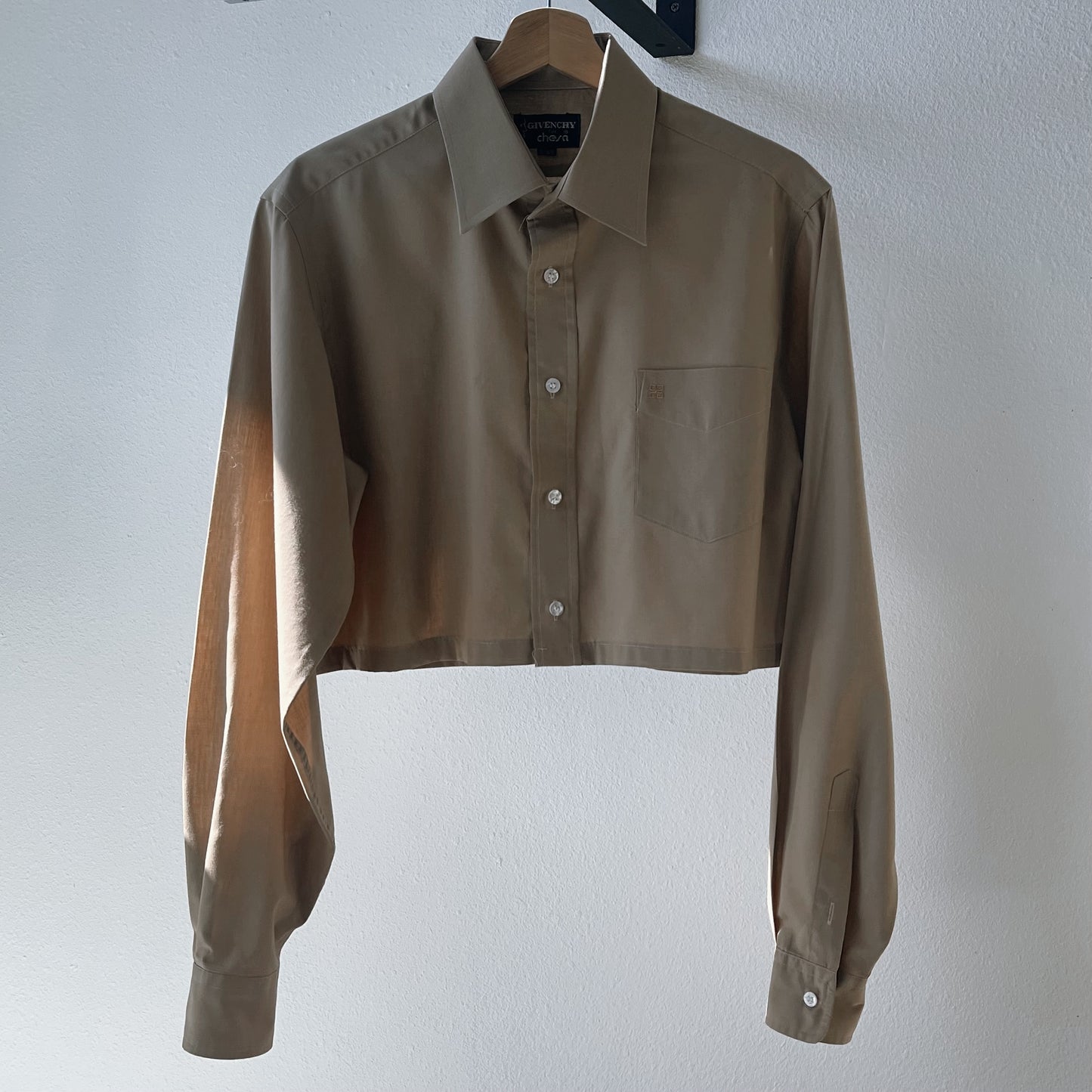 Vintage Givenchy Cropped Button-Up