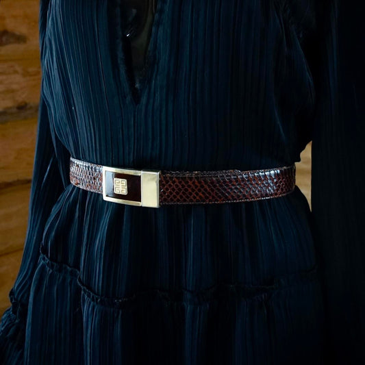 Vintage Givenchy Leather Belt