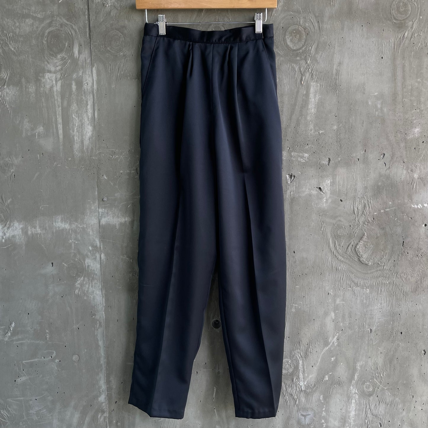 Vintage 40’s 50’s Antique Silk Pants in Black