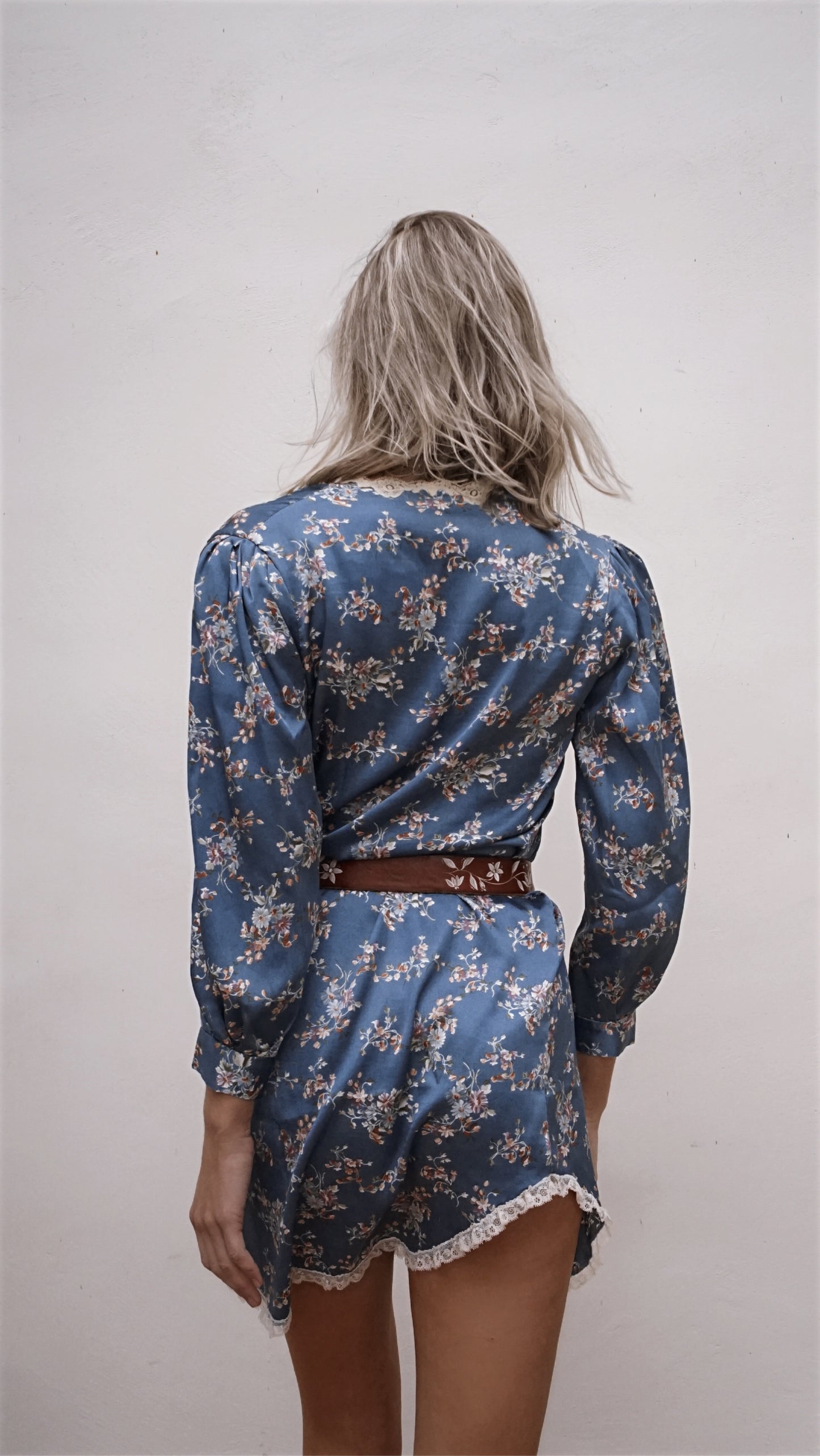 Vintage 70’s Christian Dior Floral Print Dress