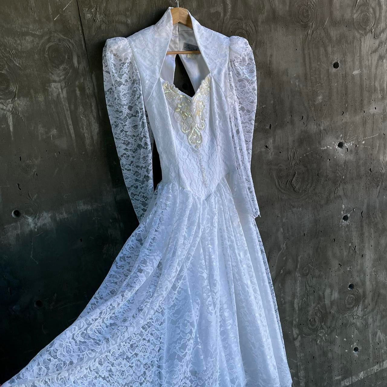 Vintage 80’s Rockabilly Western Lace Dress Lillia Smitty