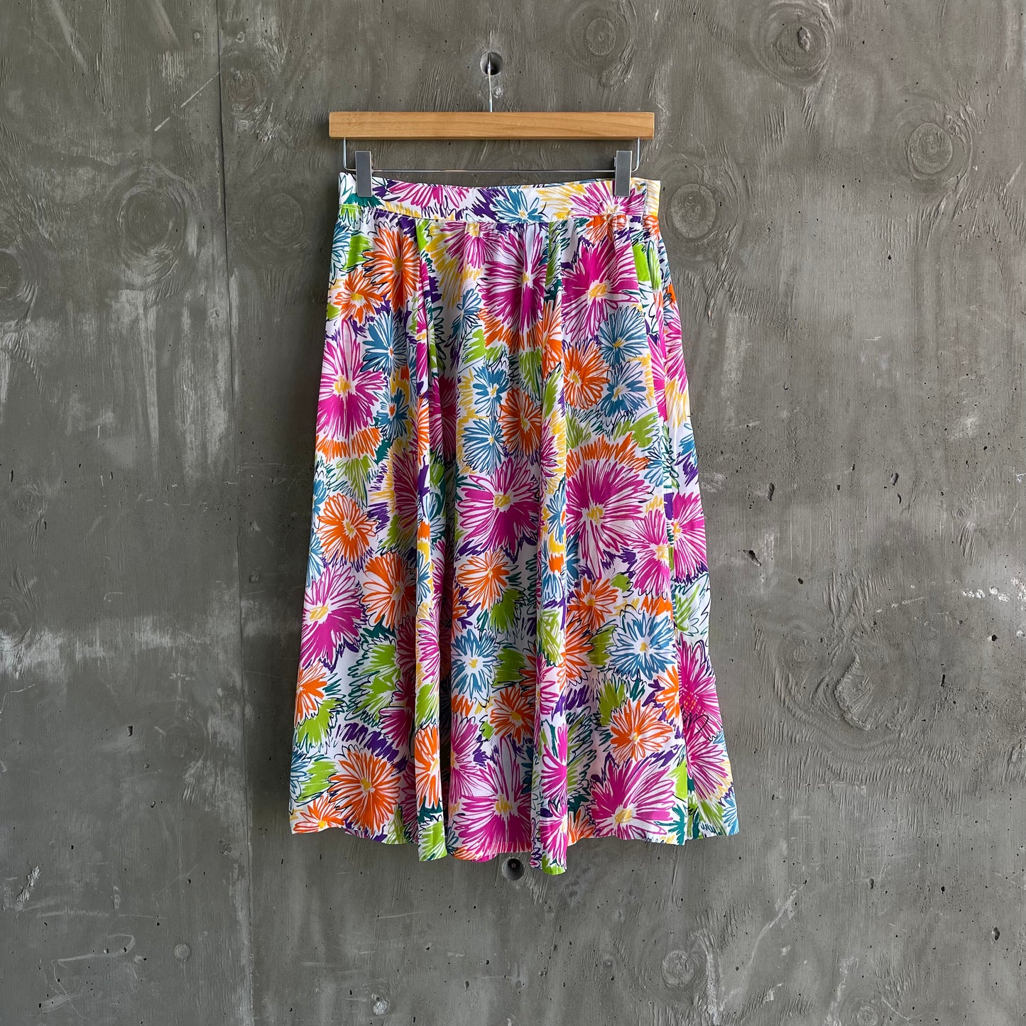 Vintage 80’s Christian Dior Floral Print Skirt